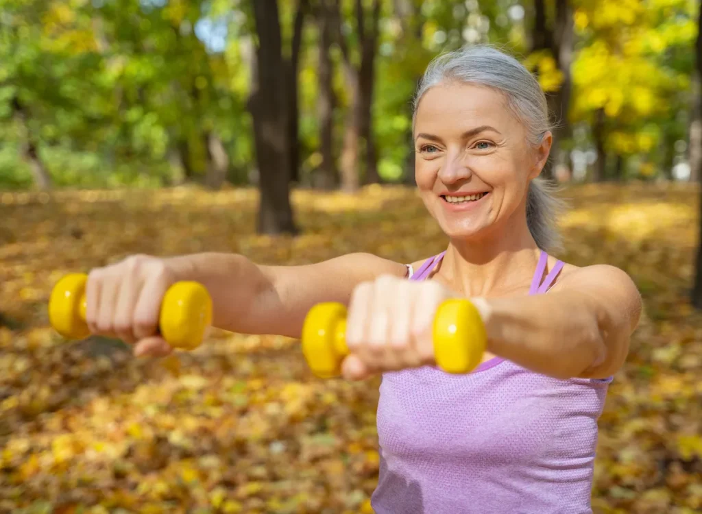 Managing Menopause, weight training